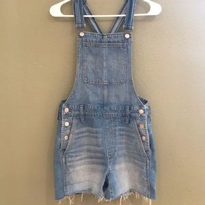 Madewell short overalls